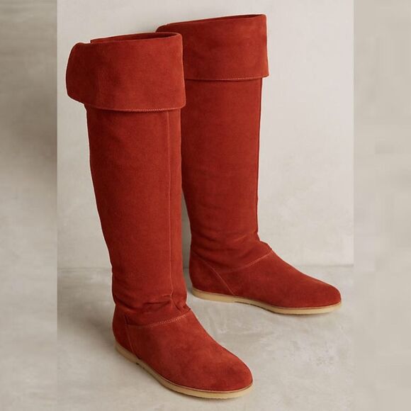 Anthropologie x KMB Robin Tall Flat Boots - Picture 1 of 7
